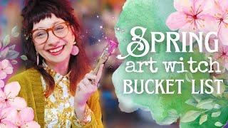 SPRING Art Witch Bucket List