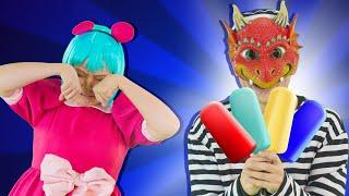 Dino Dino Give My Ice Cream | Lights Kids Song