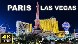 [4K HDR] Paris Las Vegas Walking Tour | November 2024 | Las Vegas Strip