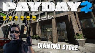 Payday 2 Diamond Store Heist | Solo Stealth Death Sentence One Down