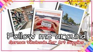 Follow me around & Haul - Wholesale for Art Supplies - Kunstpark Herne, Germany