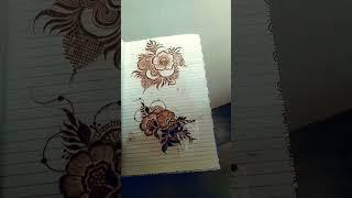 trending stylish heena designs beautiful flower heena designs #sanaya #shortsvideo