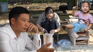 Husband & Wife Make Chairs Goes to market sell - How long will this good life last?