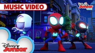 Glow Webs Glow Music Video  | Spidey and his Amazing Friends | @disneyjunior