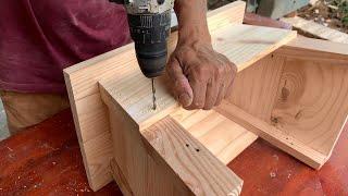 Free Woodworking Plans To Build Your Own // How To Make A Toolbox Simple But Amazingly Effective