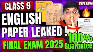 ENGLISH FINAL EXAM 2025  CLASS 9th