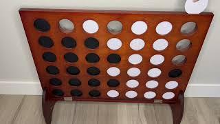 SWOOC Games   Giant Four in a Row All Weather Outdoor Game with Carrying Case Review