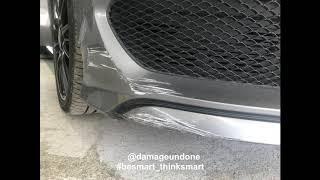 Cracked Mercedes bumper repair by Damage Undone