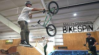 Matty Cranmer Attempts The CRAZY Bike Spin Seat Post Trick!