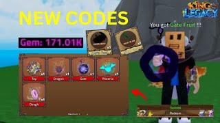 *NEW* ALL WORKING CODES IN KING LEGACY 2024! | KING LEGACY CODES