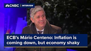 Full interview: Bank of Portugal's Mário Centeno discusses European economy and inflation in Davos