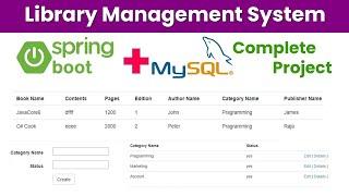 Build a Library Management System with Spring Boot - Step-by-Step Guide