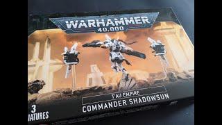 Commader Shadowsun Unboxing - T'au Empire Warhammer 40,000 Games Workshop