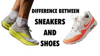 Difference between Sneakers and Shoes | Sneaker Informative Shorts | Indian Sneaker channel.