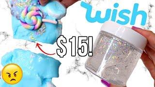 $15 WISH SLIME REVIEW! Is It Worth It?!