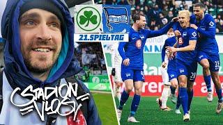 SpVgg Fürth vs. Hertha BSC - STADIONVLOG  | "Die Berliner sind daaaaa!!!" 