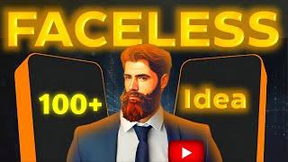 Top 100 Faceless Youtube Channel Ideas 2024 - High CPM