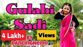 Gulabi Sadi | Dance Cover | New Marathi Song | Kids Dance | Sanju , Prajakta | Dancing Nemo