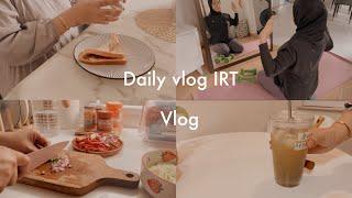 Daily vlog IRT | keseharian ibu rumah tangga produktif | masak menu sederhana, dan olahraga