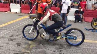 Most Popular Small Displacement Drag Bike | South East Asia | Honda Sonic at Malaysian Drag Race