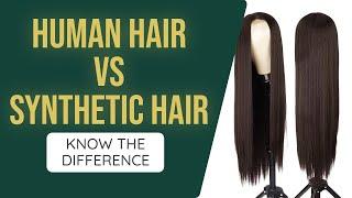 Human Hair Extensions vs. Synthetic Hair Extensions - Know The Difference