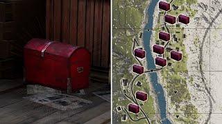 All Red Crate (hidden airdrop) Spawn Locations on Grontheim Valley - Vigor