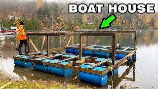 I Tried Building a Floating Boathouse