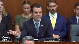 WATCH: Rep. Gaetz questions FBI Director Wray about Biden's fitness for office