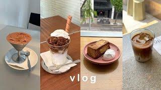 vlog|초코무스라고 들어봤니?(피포파)SNS 브런치맛집 BARBOO,️비오는날엔 킷사코이,범죄도시4 혼영,최애카페등극하는 마타사, 마지막 겹벚꽃담으러 사랑재,출근은 스쳐가는