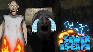 Sewer Escape | Granny | Techno Gamerz | Horror Gameplay