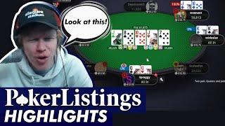 "Dream" spot for Spraggy! Online Poker Highlights!