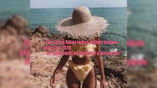 Ladies string bikini fashion show for 2020,Adults only,over 18s and parental guide,