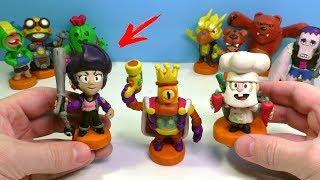 BRAWL STARS - Bibi, Chif Mike and Rico | Clay Tutorial