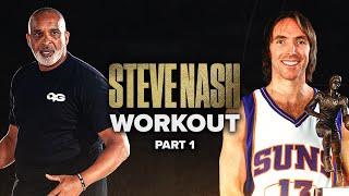 NBA Workout w/ Steve Nash | How To Score Around The Rim