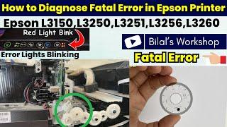 Fatal Error Causes and Solution in Epson Eco Tank Printers