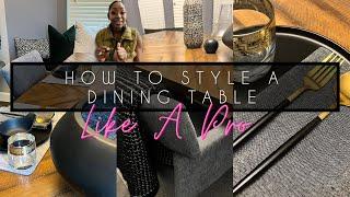 MODERN DINING ROOM STYLING | DECORATE WITH ME | SHOP YOUR HOME | COZY BREAKFAST NOOK BANQUETTE |