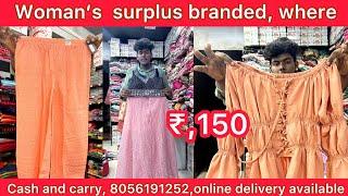 WOMENS branded surplus starting price, 150 ￼