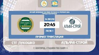 Летний Чемпионат по мини-футболу 8x8 города Белгорода . «СТГ Лукошко» - «Альфа-строй»