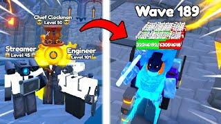 TOP ENDLESS MODE WITH SPAWNER UNITS SPAWNER UNITS IS OP |  Toilet Tower Defense EP 75