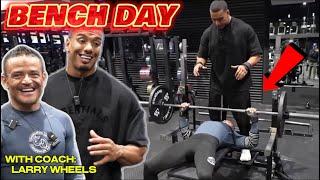 LARRY WHEELS BENCHES WITH CAMPEON!!!!