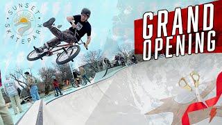 Sunset Skatepark Grand Opening! Indiana's Largest Skatepark!