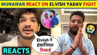 Munawar Faruqui REACTION On Elvish Yadav | Munawar vs Elvish Yadav Controversy | Elvish Yadav vlogs