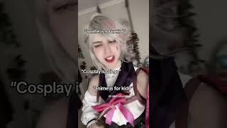 Like shut up ur not special #cosplaygirl #gamer #genshinimpact #anime #cosplay #lyney #shorts