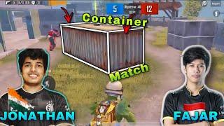 JONATHAN Gaming 1v1 VTM FAJAR | CONTAINER FIGHT  INDONESIA's BEST TDM PLAYER