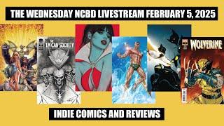 New Comic Book Day Livestream February 5, 2025 | Indie Comics And Reviews