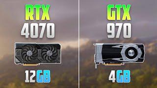 GTX 970 vs RTX 4070 - 9 Years of Evolution!