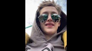 Percy Hynes White on rollercoaster / 19 May 2019