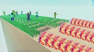 200x ZOMBIE + 3x GIANT ZOMBIE vs 3x EVERY GOD - Totally Accurate Battle Simulator TABS