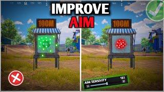 HOW TO IMPROVE AIM IN BGMI | Improve Close Range Aim | Best Aim Sensivity Setting | Bgmi/PubgMobile