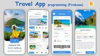 Travel app Android Studio Project with Firebase & Java